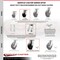 Service Caster 5 Inch Kingpinless Rubber on Steel Wheel Caster Swivel Locks 2 Rigid SCC, 2PK SCC-KP30S520-RSR-BSL-2-R-2 - alternate 7